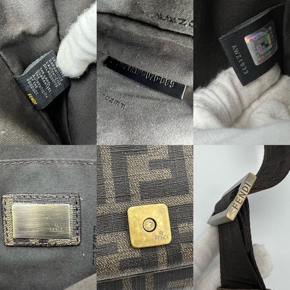 Authentic Fendi Zucca coated canvas messenger bag - Picture 13 of 17